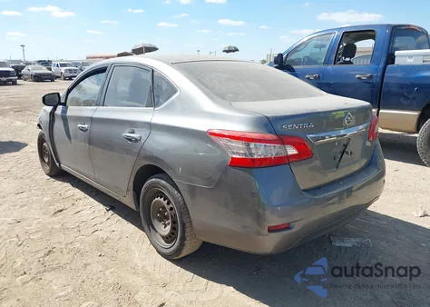 2015 Nissan Sentra S из США, поврежденный, VIN 3N1AB7AP5FY313548